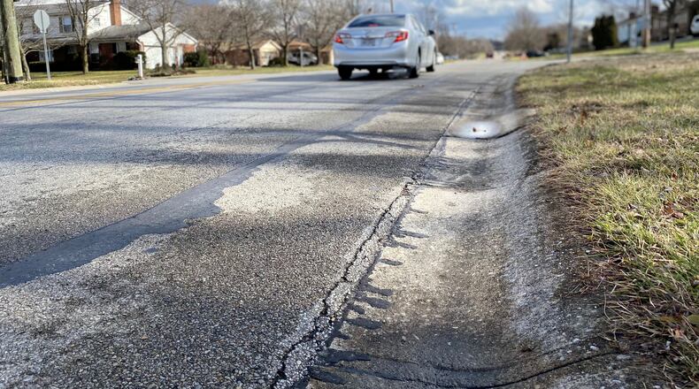The city of Fairfield will replace 5,700-plus feet of decades-old water main along Resor and Winton roads will cost nearly $1 million to be replaced. Pictured is the intersection of Resor Road and Sigmon Way. The water main will be replaced on Resor Road from Augusta Boulevard to Sigmon Way, and on Winton Road from Resor to Mack roads. MICHAEL D. PITMAN