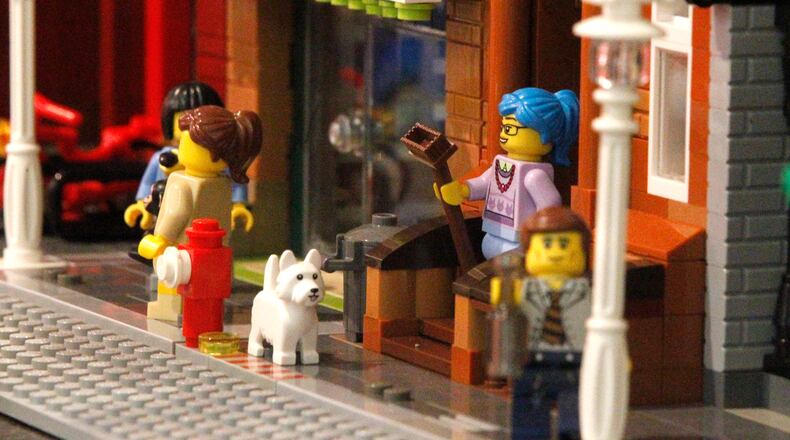 The Lego exhibit on display at the Champaign County Arts Council in Urbana. Bill Lackey/Staff