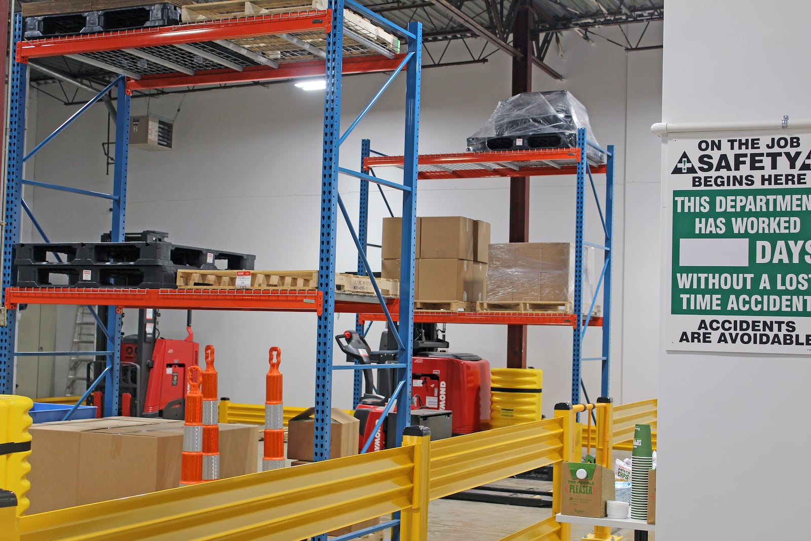 Employbridge's new Better Worklife Career Center in Fairfield has a training area where workers can learn and practice job skills needed for job placement. Credit: Sue Kiesewetter