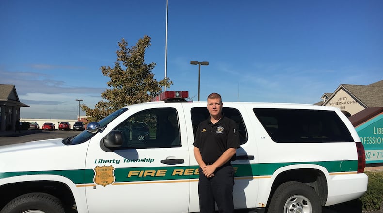 New Liberty Twp. Fire Chief Ethan Klussman