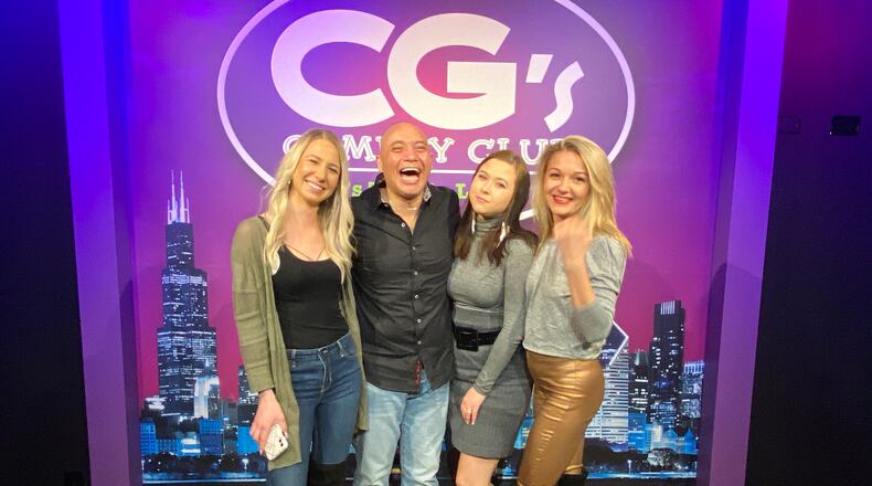 The “Chips and Cheese Comedy Tour” with Alex Ortiz (middle) will launch at Basil 1791 in downtown Hamilton on Thurs., Feb. 22. Provided photo.