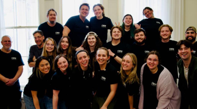 The Pancake Pictures team is seen here and includes students in the Dept. of Media, Journalism and Film at Miami University in Oxford. CONTRIBUTED