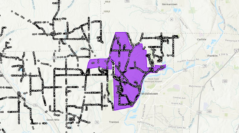 The expected end of the boil advisory is Wednesday at 5 p.m. SOUTHWEST REGIONAL WATER DISTRICT OUTAGE MAP
