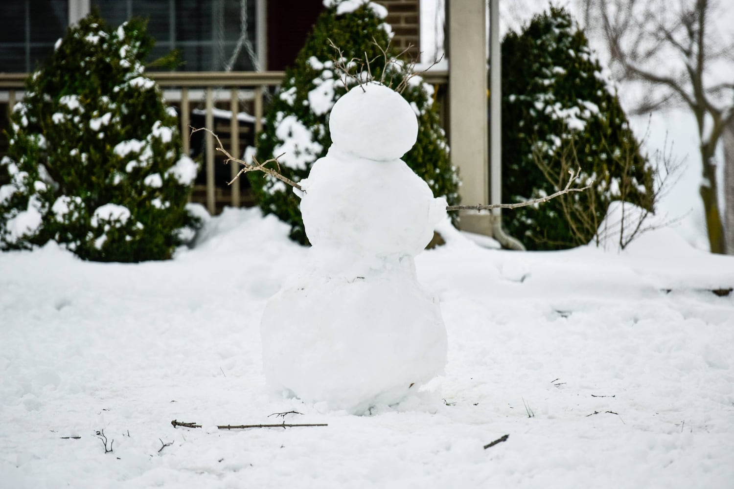 PHOTOS: Snow covers Butler County during weekend winter storm