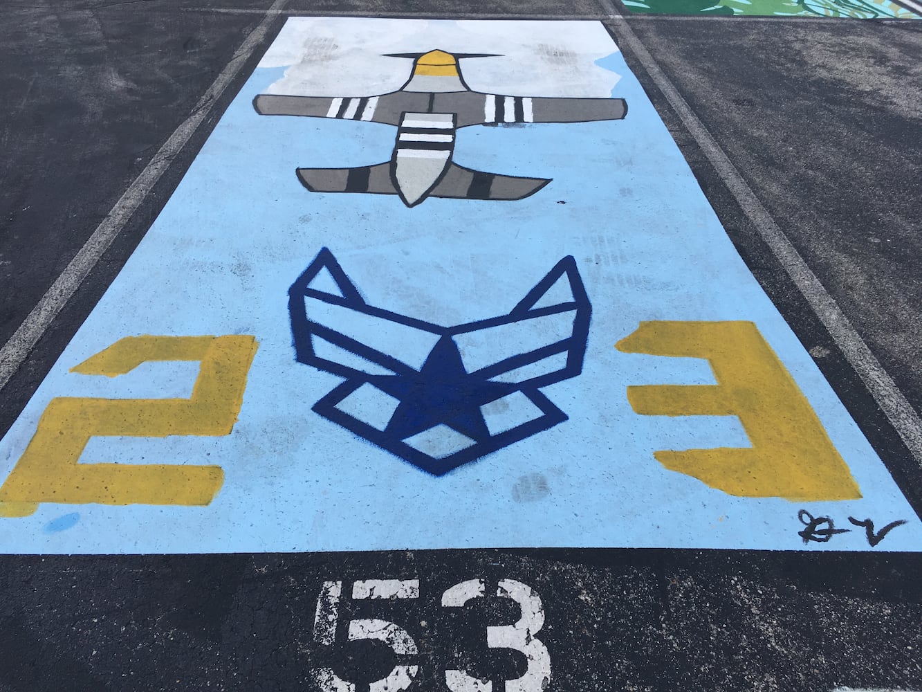 Ross senior parking lot spaces
