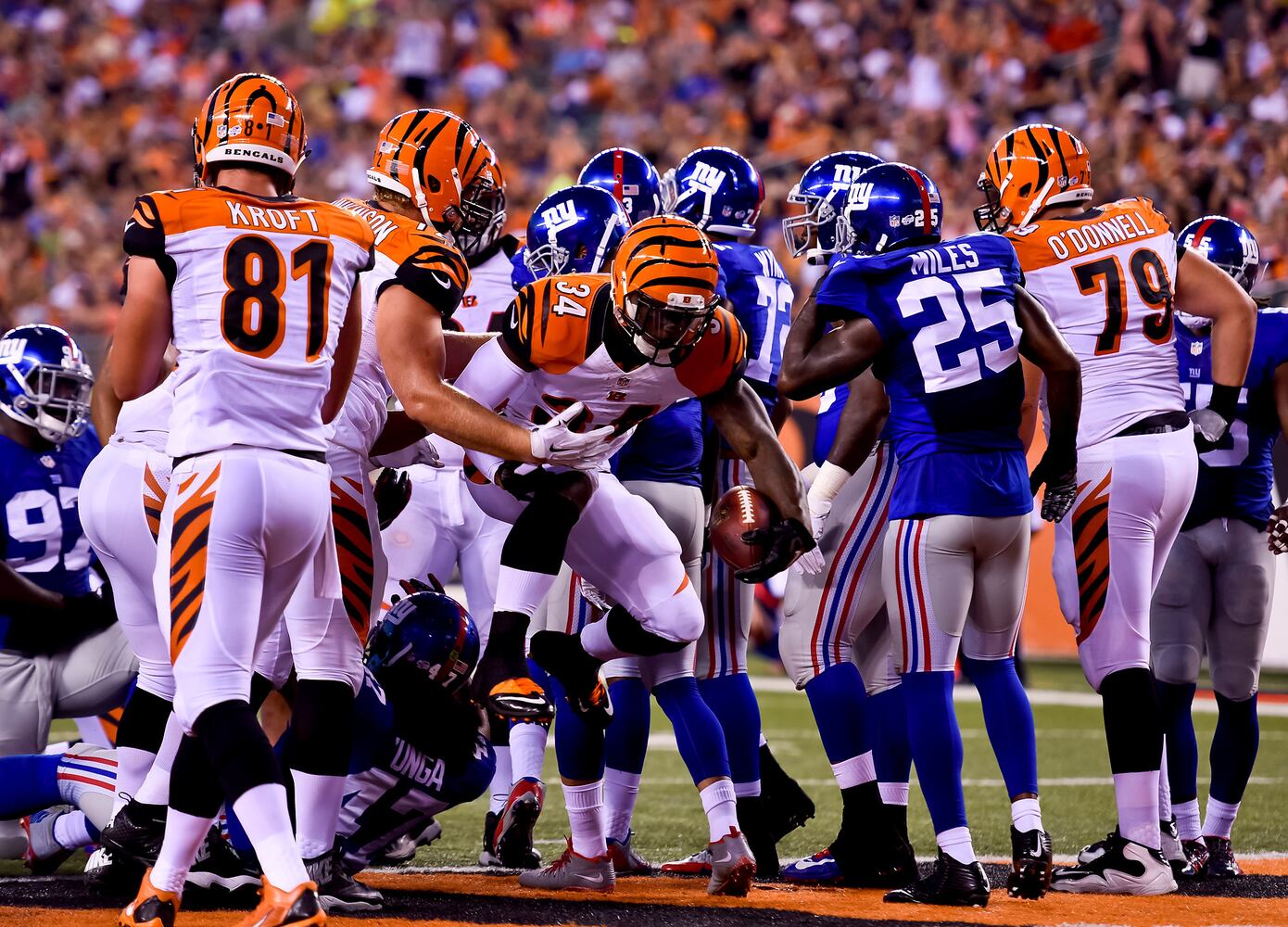 Bengals vs Giants preseason