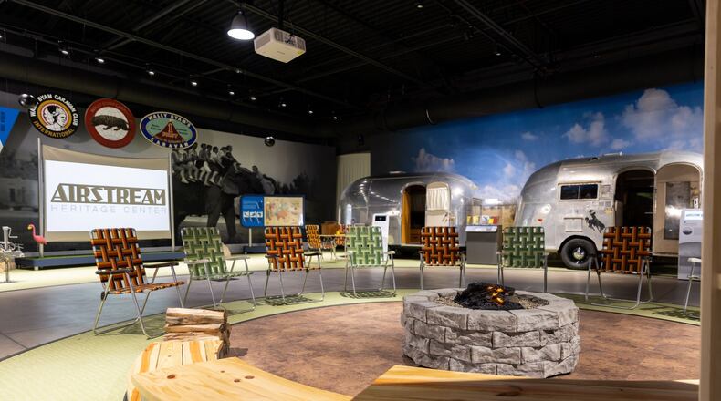 A peek at the new Airstream Heritage Center, which opened Wednesday in Jackson Center. The company calls it "the Mothership." Contributed