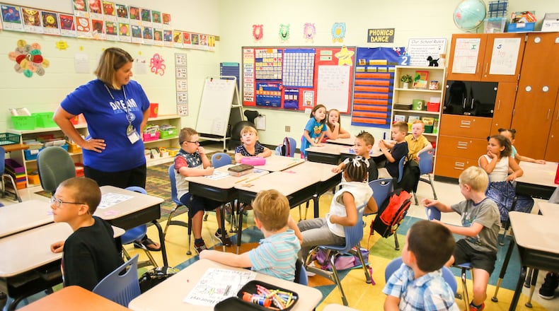 A total of 17 educators will be recognized when the annual Harry T. Wilks “Hamilton Celebrates Education” event is celebrated for the 15th year on Oct. 19 at the Courtyard by Marriott. GREG LYNCH / STAFF