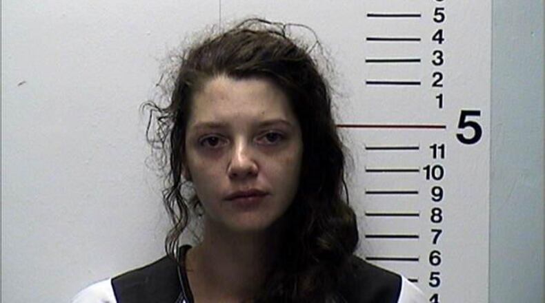 Stephanie Sandlin, 25, of Middletown, charged with illegal conveyance into a detention facility after she allegedly was caught bringing drugs into the Middletown City Jail.