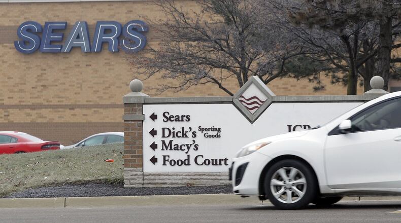 The closed Sears location at the Mall at Fairfield Commons will be filled with a furniture retailer and an entertainment destination next year according to mall managers. The business area around the mall continues to grow and land surveyors were preparing a site for the construction of a medical office near the Shoppes at Fairfield Commons. TY GREENLEES / STAFF