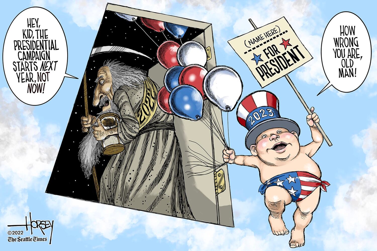 WEEK IN CARTOONS: New Year, Southwest, George Santos and more