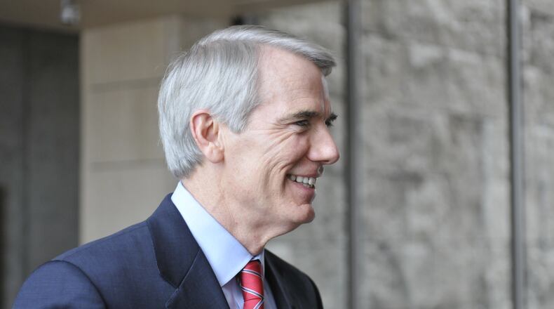 U.S. Sen. Rob Portman, R-Cincinnati, announced today the Butler County Mental Health and Addiction Services received funds to fight the opioid epidimce through the CURES law enacted by Congress in 2016. MICHAEL D. PITMAN/FILE