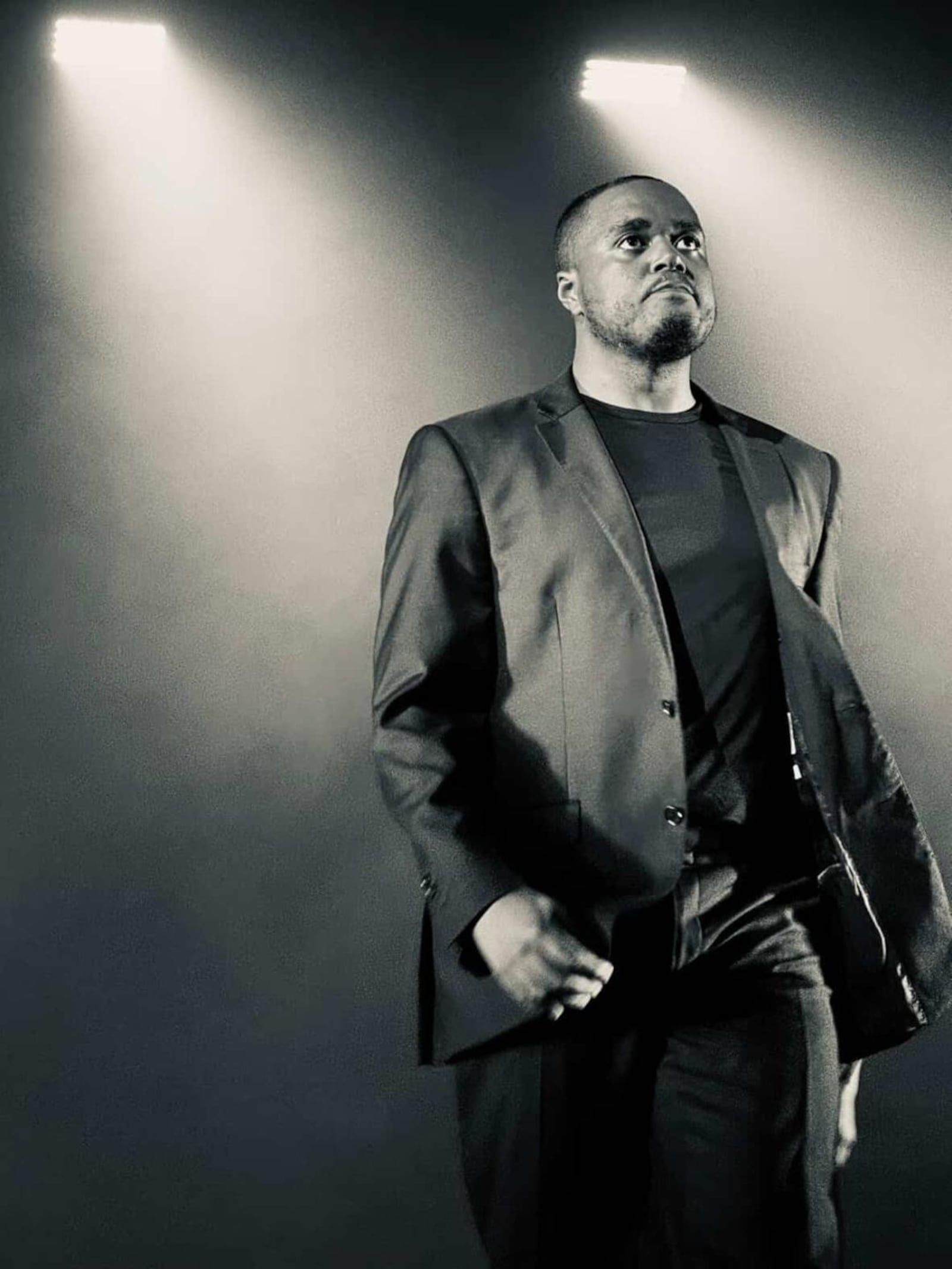 Wright State University graduate Shavey Brown of Fairfield is making his Broadway debut as Cecil B. DeMille and others in "Sunset Boulevard." CONTRIBUTED