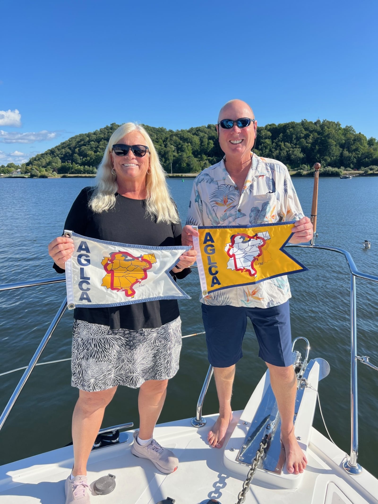 Beth and Doug Brockman, from Middletown, recently completed the Great Loop, a 6,000-mile journey that lasted nearly one year. SUBMITTED PHOTO