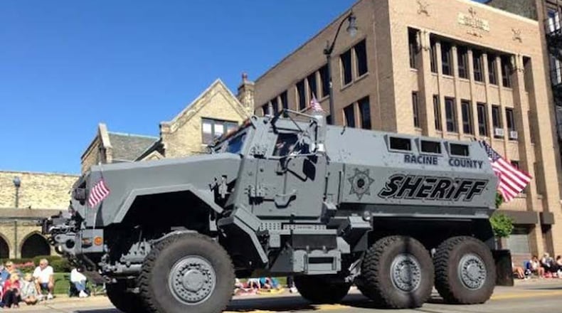 This is an MRAP armored vehicle that is similar to the two that Monroe police will be acquiring from the federal government.