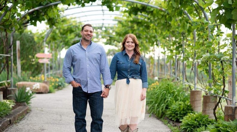 Stephen and Stephanie Mortenson recently opened the Seven Mile Winery, a new boutique winery in Butler County that specializes in country fruit and berry wines. CONTRIBUTED