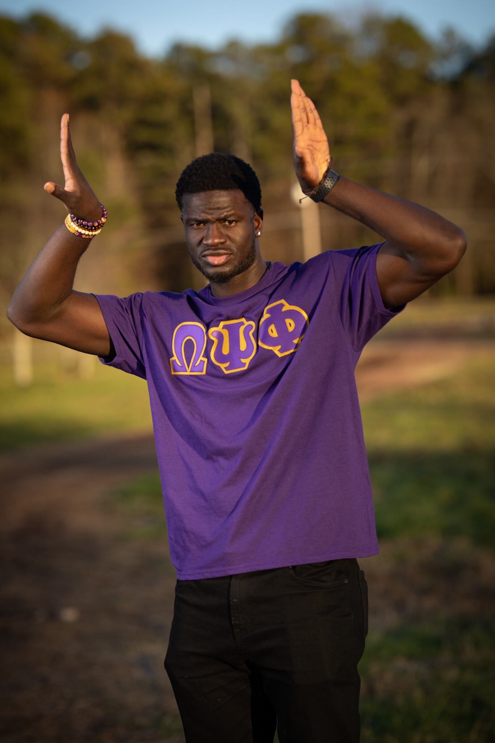 Precious Ayah is active in the community as well, especially with Omega Psi Phi fraternity. (Contributed Photo)
