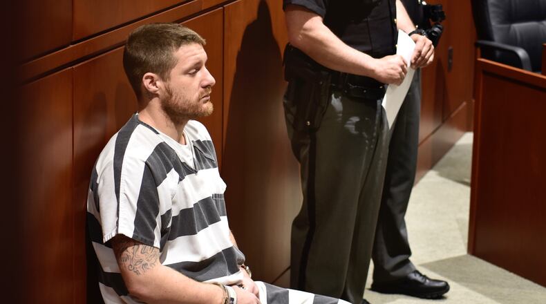 Cody Colwell, 27, appeared today in Warren County Common Pleas Court on Wednesday, May 8, 2019, for an arraignment. NICK GRAHAM / STAFF