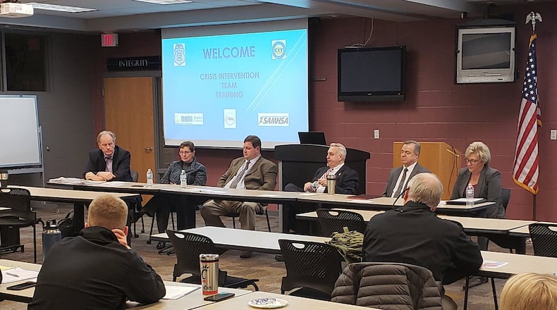 Judges from the Butler County specialized docket courts participated in a recent Crisis Intervention Training course to help emergency responders deal with people suffering from mental illness.