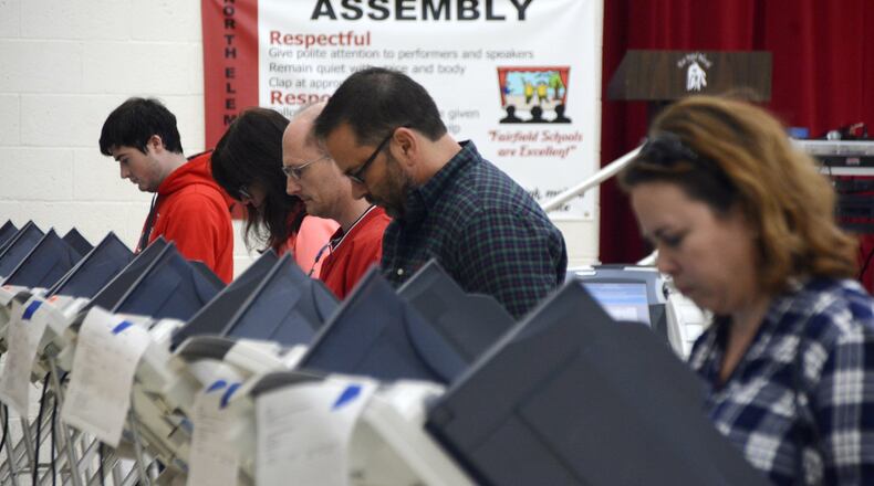 The Butler County commissioners are poised to purchase an $7 million voting system, taxpayers will shoulder a little more half the cost. MICHAEL D. PITMAN/STAFF