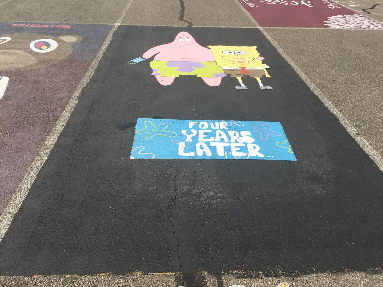 Lakota West High School parking lot spaces