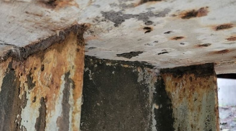 Butler County Engineer Greg Wilkens plans to spend nearly $14 million on bridge work this year to repair structures like this one on Shurz Road over Elk Creek in Wayne Twp. The cost to replace this bridge is $1.9 million and Wilkens received $1.8 million in federal funds to help pay for it. BUTLER COUNTY ENGINEER'S OFFICE/CONTRIBUTED