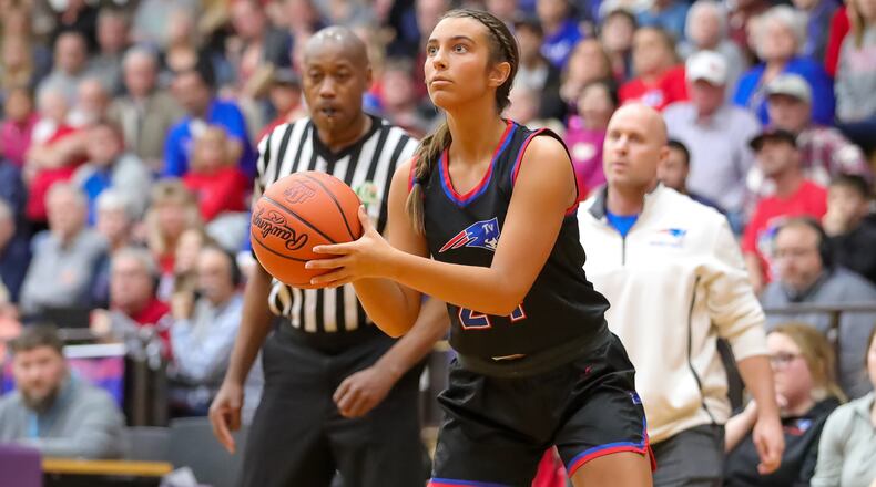 Top-ranked Tri-Village plays in the Division IV state semifinals on Thursday night at UD Arena. Michael Cooper/CONTRIBUTED