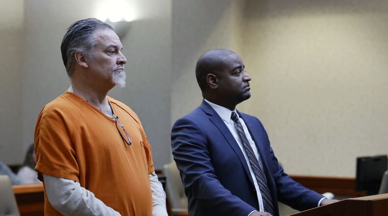 Brian Ingram, with attorney Muhammad Hamidullah, pleaded guilty to murder for the beating death last February at a Middletown bar. NICK GRAHAM/STAFF
