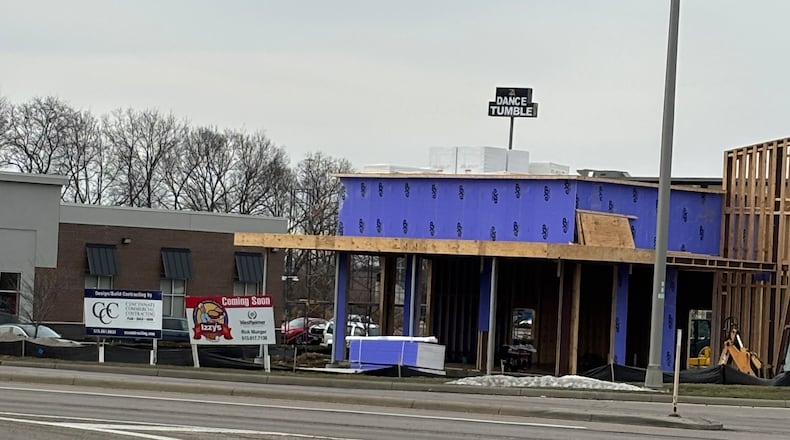 The Izzy's location on Ohio 63 in Monroe is expected to open in July, according to the owner. It will be the farthest northern location for the popular Cincinnati-based restaurant. RICK McCRABB/CONTRIBUTOR