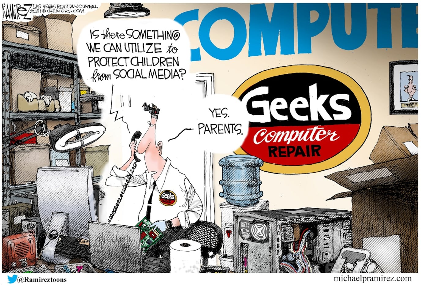 WEEK IN CARTOONS: Gen. Colin Powell, supply chain woes and more