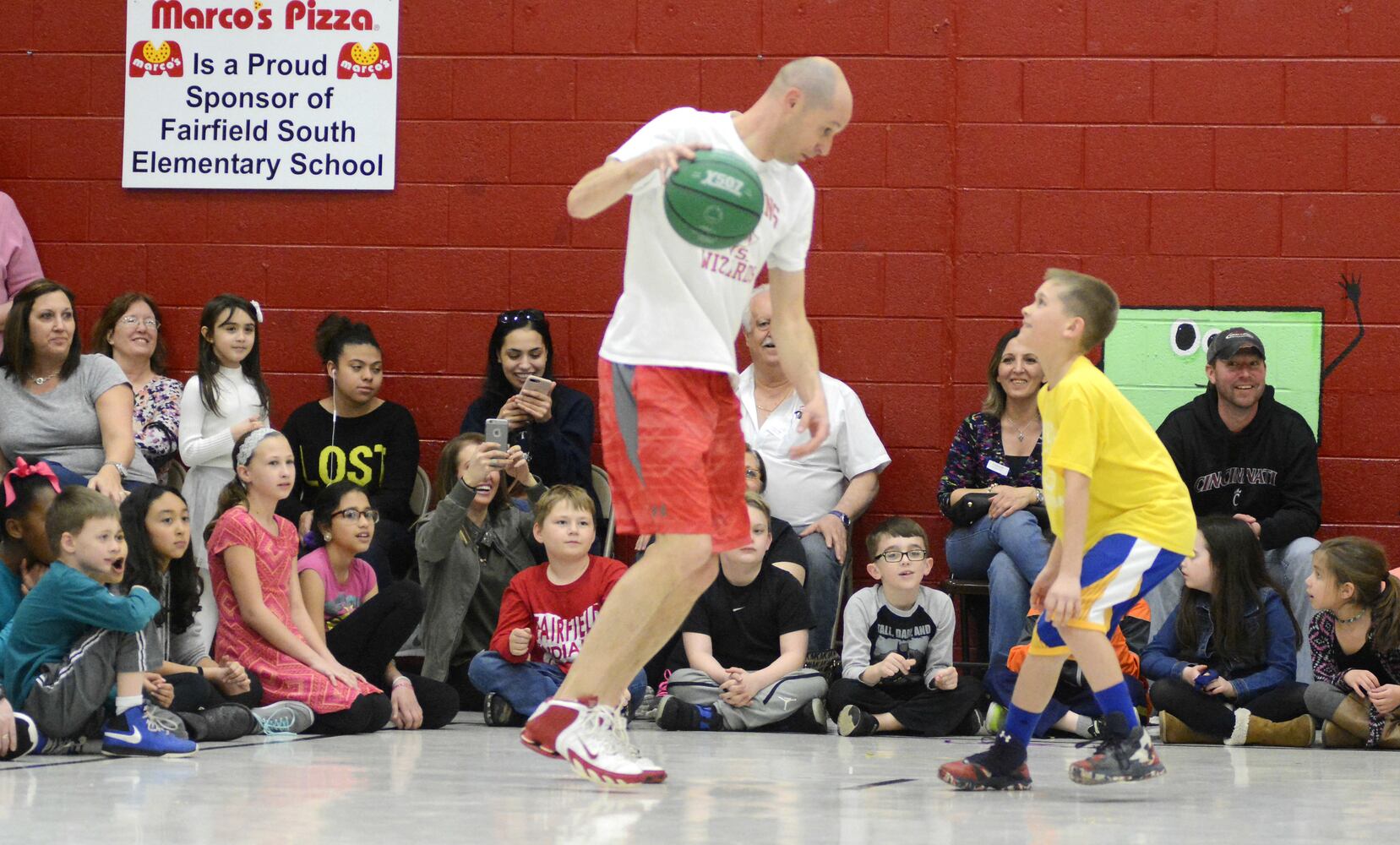 Students vs. Staff basketball