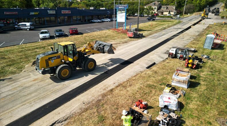 The $5.1 million Millville Avenue construction project, which started in June 2024 and is planned to wrap up in Summer 2025 is impacting several businesses. The city of Hamilton is helping out by promoting how to access the businesses around the construction, as well as developing a 17-day video series. NICK GRAHAM/STAFF