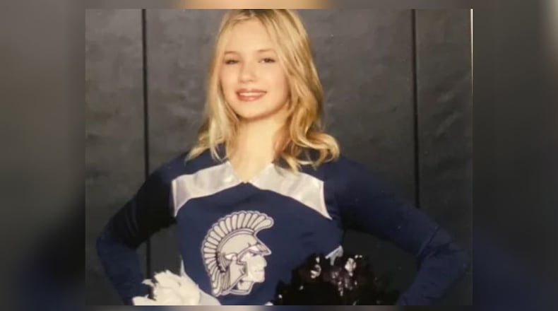 Olivia Kozuszek, 15, a sophomore at Valley View High School, suffered an apparent spinal injury when she fell off an inflatable last week at the Land of Illusion Aqua Adventure Park. CONTRIBUTED