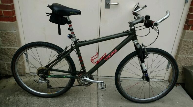This is the bicycle belonging to a man who was in medical distress and unconscious before he was taken to a local hospital. Oxford police are asking for help to identify the man.