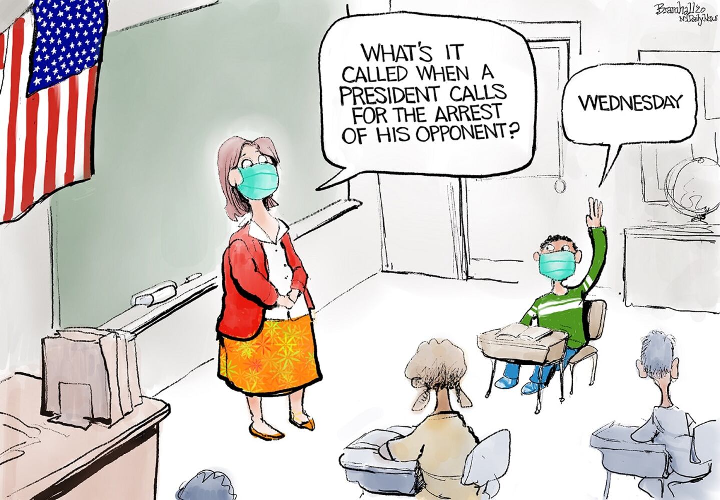 Week in cartoons: The final debate, Jeffrey Toobin and more