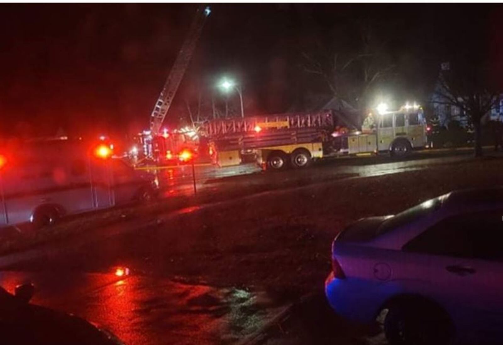 Everyone escaped without injury from a an early morning fire at a house on Glencross Avenue in Hamilton ANA FALCON/SUBMITTED