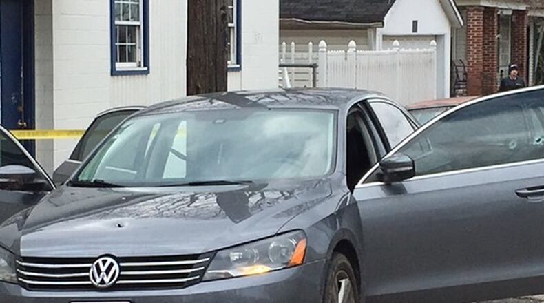 Hamilton police are still not talking about a shooting that happened Saturday, Jan. 26, 2019 in the Lindenwald neighborhood. Neighbors around the shooting scene said they could not recall something like this happening before in the neighborhood. LAUREN PACK/STAFF Hamilton police investigated a shooting Saturday, Jan. 26 in the Lindenwald neighborhood.