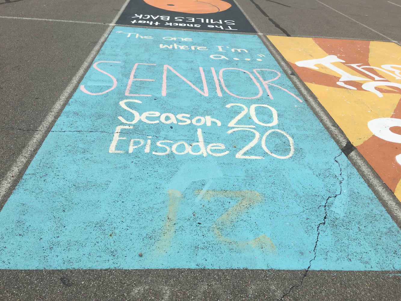 Lakota West High School parking lot spaces