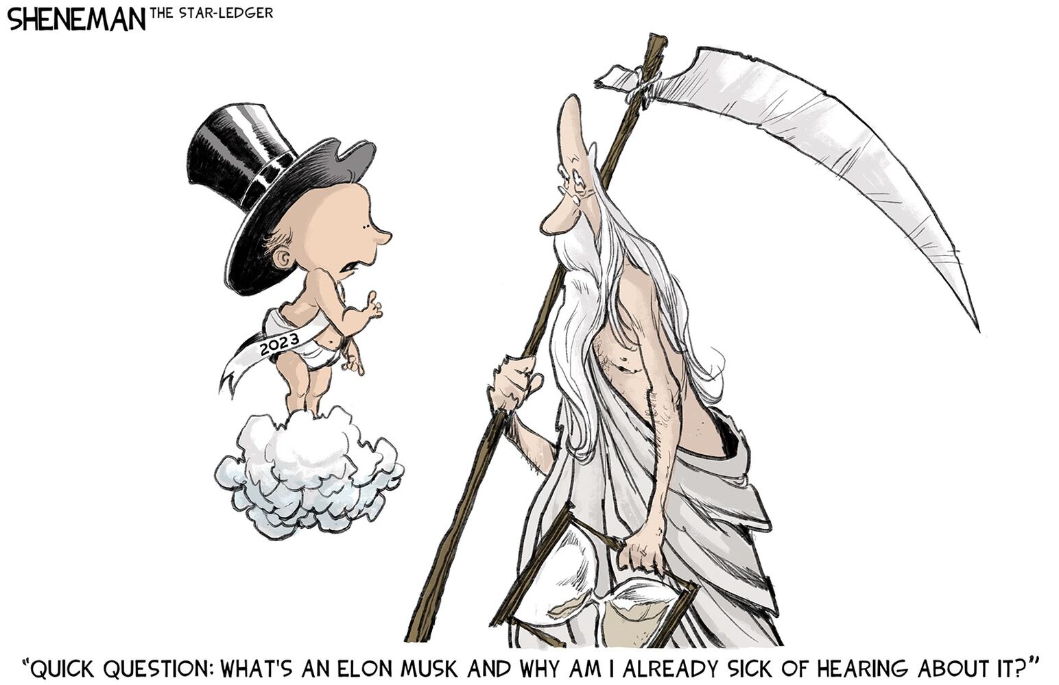 WEEK IN CARTOONS: New Year, Southwest, George Santos and more