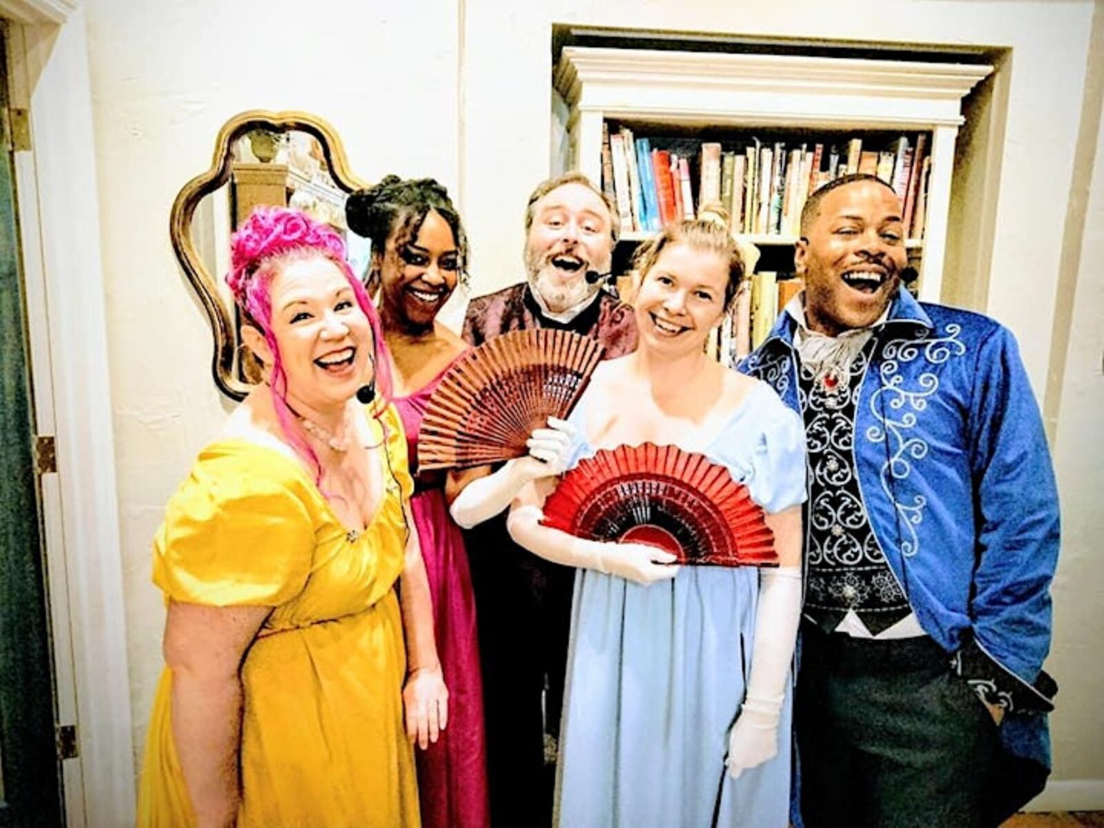 Queen City Murder Mystery Company will present a Bridgerton themed show at Basil 1791 this month. CONTRIBUTED