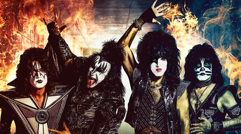 KISS will kick off the 13th and final leg of its “End of the Road” farewell tour in Cincinnati October 19. JEN ROSENSTEIN/CONTRIBUTED