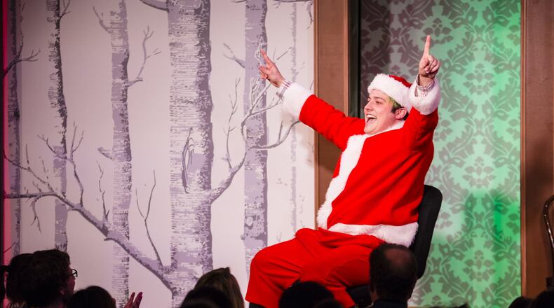 Charles Pettitt of the Second City troupe sends up the holidays as part of its “Holidazed and Confused Revue.” CONTRIBUTED
