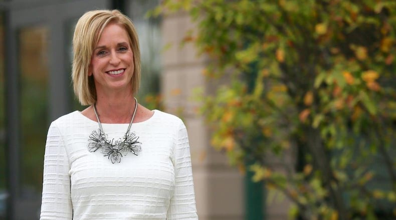 Lakota Schools Treasurer Jenni Logan says the first-ever mailing of a comprehensive financial statement to district residents is part of the school system’s emphasis on transparency with its constituents. GREG LYNCH/STAFF