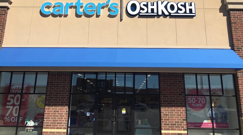 Carter’s|OSHKOSK opened April 9, 2019, at 3385 Princeton Road, Fairfield Twp., next to Five Below in Bridgewater Falls Lifestyle Shopping Center.