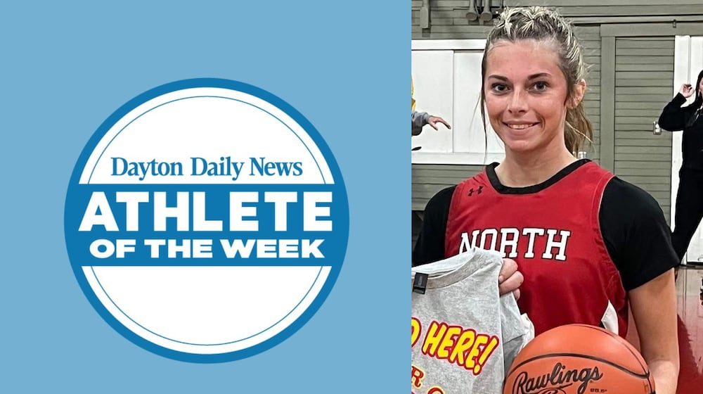 Tri-County North senior Bella Cherry is the Dayton Daily News Athlete of the Week winner for the week of Dec. 1 through Dec. 6. CONTRIBUTED