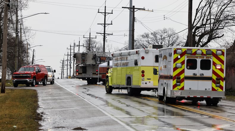 The Hamilton Fire Department and Butler County Emergency Management Agency responded to a chemical spill this morning at Eagle Chemicals on Bobmeyer Road in Hamilton. NICK GRAHAM/STAFF