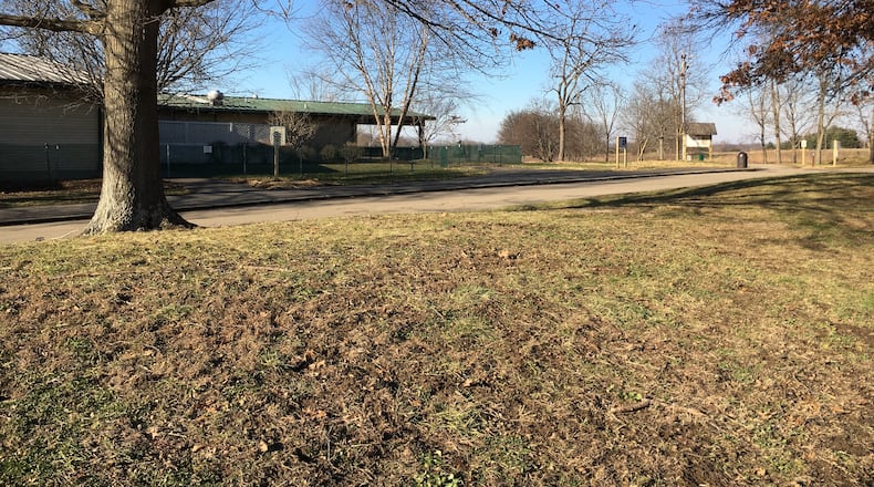 There is no hustle and bustle at the former Weatherwax Golf Course clubhouse which is now part of the new Meadow Ridge Area of Elk Creek MetroPark in Madison Twp. The building is closed and fenced off and the former parking area for golf carts has been replaced with grass. MetroParks of Butler County officials said there are no confirmed or immediate plans for the old clubhouse building. Officials said architects examined the structure during the master planning process and determined it was unsuitable for public use in its current condition, due to age and long deferred maintenance issues. ED RICHTER/STAFF