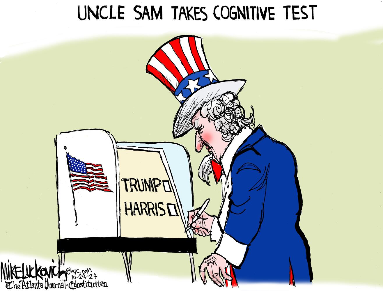 CARTOONS: Mike Luckovich, Oct. 26, 2024