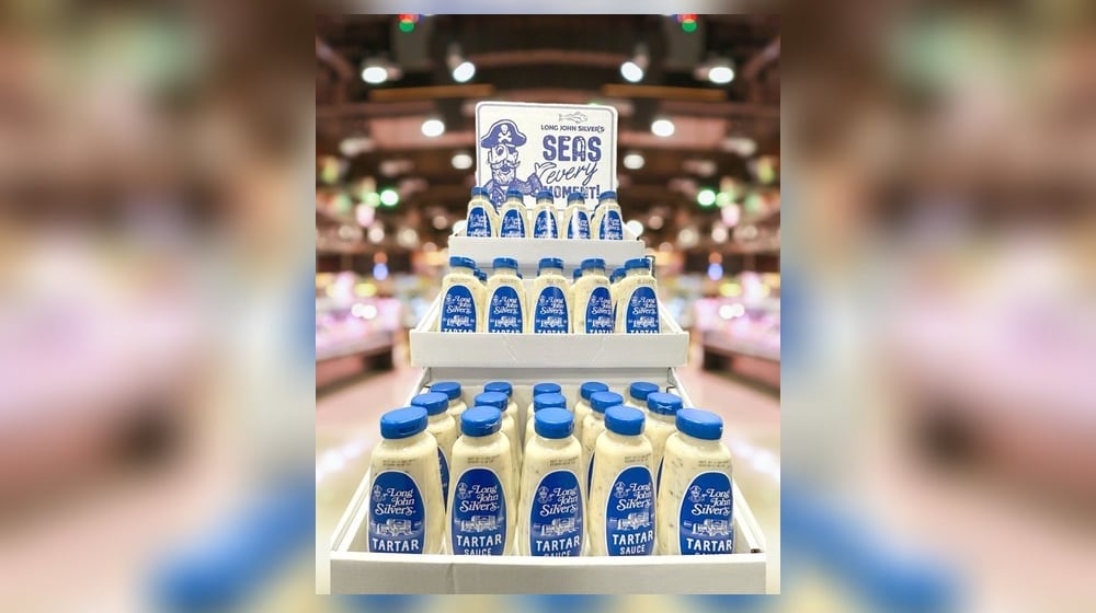 Long John Silver's Tartar Sauce is now available at select Kroger Family of Stores locations. PROVIDED