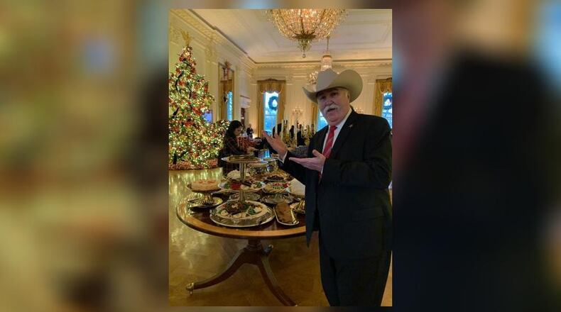 Butler County Sheriff Richard Jones attended a holiday reception at the White House on Thursday, Dec. 5, 2019. CONTRIBUTED